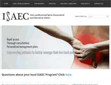 Tablet Screenshot of isaec.org